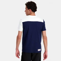 Hot Le Coq Sportif Paris 2024 | T-shirt Homme Bleunuit/marshmallow
