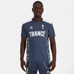 Fashion Le Coq Sportif Équipe de France Olympique | Paris 2024Maillot Équipe de France Homme Insigniablue