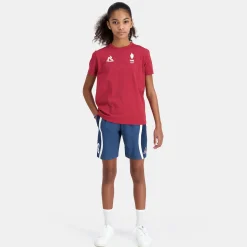 Sale Le Coq Sportif Équipe de France Olympique | Paris 2024Short Équipe de France Enfant