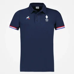 New Le Coq Sportif Équipe de France OlympiquePolo Homme Dressblues