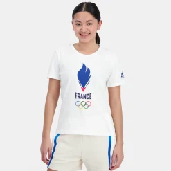 Flash Sale Le Coq Sportif Équipe de France Olympique | Paris 2024T-shirt Équipe de France Femme