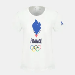 Flash Sale Le Coq Sportif Équipe de France Olympique | Paris 2024T-shirt Équipe de France Femme