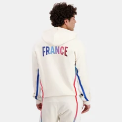 Hot Le Coq Sportif Équipe de France Olympique | Paris 2024Sweat à capuche Équipe de France Homme