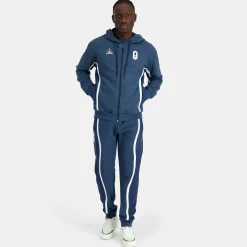 Outlet Le Coq Sportif Équipe de France Olympique | Paris 2024Sweat zippé à capuche Équipe de France Homme Insigniablue