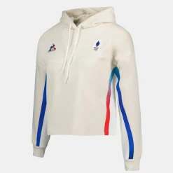 Store Le Coq Sportif Équipe de France Olympique | Paris 2024Sweat à capuche Équipe de France Femme
