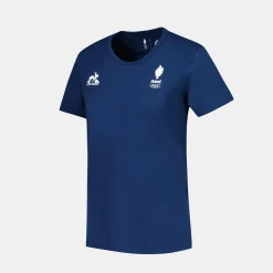 Sale Le Coq Sportif Équipe de France Olympique | Paris 2024T-shirt Équipe de France Femme Insigniablue
