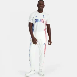 Best Sale Le Coq Sportif Équipe de France Olympique | Paris 2024Pantalon training officiel Équipe de France Homme Marshmallow
