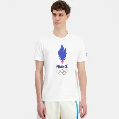 Cheap Le Coq Sportif Équipe de France Olympique | Paris 2024T-shirt Équipe de France Homme