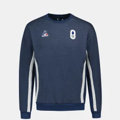 Cheap Le Coq Sportif Équipe de France Olympique | Paris 2024Sweat officiel des athlètes Équipe de France Homme