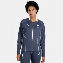 Store Le Coq Sportif Équipe de France Olympique | Paris 2024Veste training polyester Équipe de France Femme