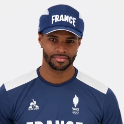 Hot Le Coq Sportif Équipe de France Olympique | Paris 2024Casquette Équipe de France Unisexe Insigniablue