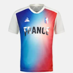 Hot Le Coq Sportif Équipe de France Olympique | Paris 2024Maillot Équipe de France Homme Marshmallow/gradiantbbr