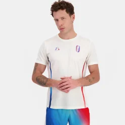 Sale Le Coq Sportif Équipe de France Olympique | Paris 2024Maillot Équipe de France Homme Marshmallow