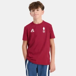 Flash Sale Le Coq Sportif Équipe de France Olympique | Paris 2024T-shirt Équipe de France Enfant Riored