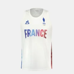 Best Sale Le Coq Sportif Équipe de France Olympique | Paris 2024Débardeur Équipe de France Homme Marshmallow