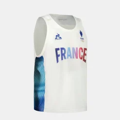 Best Sale Le Coq Sportif Équipe de France Olympique | Paris 2024Débardeur Équipe de France Homme Marshmallow