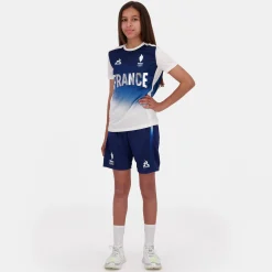 Hot Le Coq Sportif Équipe de France Olympique | Paris 2024Short Équipe de France Enfant Insigniaperf