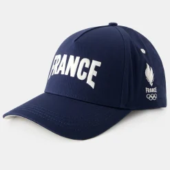 Hot Le Coq Sportif Équipe de France Olympique | Paris 2024Casquette Équipe de France Unisexe Insigniablue