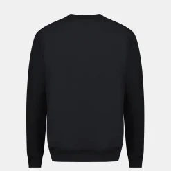 Online Le Coq Sportif Sweat col rond motif «La Paix» Homme Black