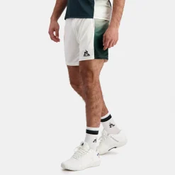 New Le Coq Sportif Tennis PerformanceShort Homme Marshmallow