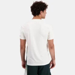 Cheap Le Coq Sportif Tennis PerformanceT-shirt Homme Marshmallow