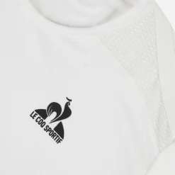 Cheap Le Coq Sportif Tennis PerformanceT-shirt Homme Marshmallow