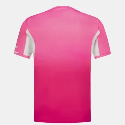 Best Le Coq Sportif Tennis PerformanceT-shirt Homme Aurorapink
