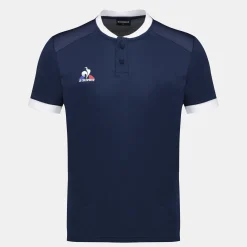 Cheap Le Coq Sportif TennisPolo Homme Dressblues/newopticalwhite