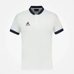 Outlet Le Coq Sportif TennisPolo Homme Newopticalwhite/dressblues