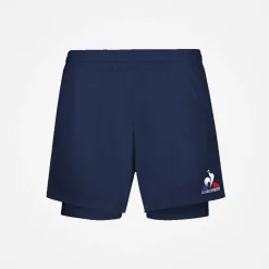 Cheap Le Coq Sportif TennisShort Femme Dressblues/newopticalwhite