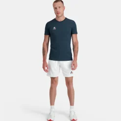 Best Le Coq Sportif TennisShort Homme Newopticalwhite/dressblues