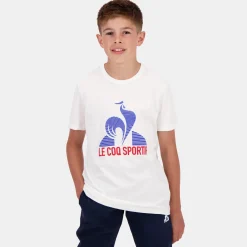 Sale Le Coq Sportif TennisT-shirt Enfant N.o.w/rougeelec/bleuelec