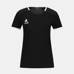 Cheap Le Coq Sportif TennisT-shirt Femme Black