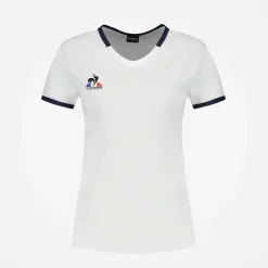 Best Le Coq Sportif TennisT-shirt Femme Newopticalwhite/dressblues
