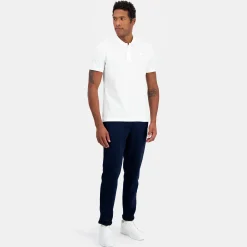 New Le Coq Sportif Ton sur tonPolo Homme en jersey piqué coton Newopticalwhite