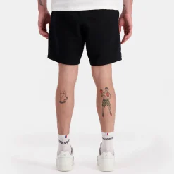 Discount Le Coq Sportif Ton sur tonShort Homme Black
