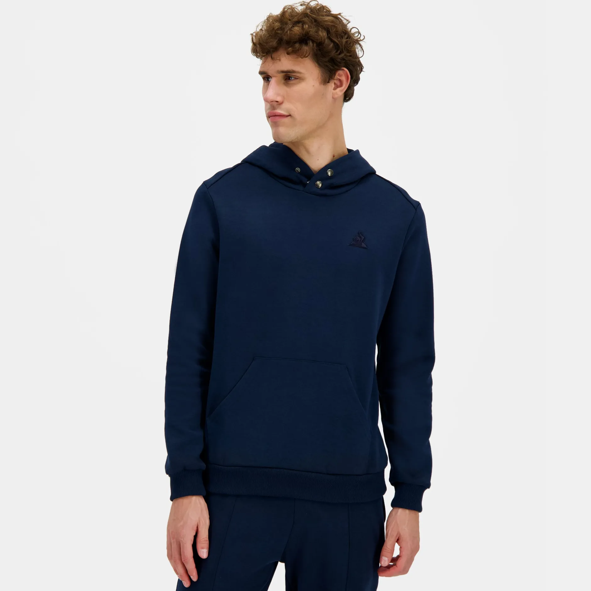 Sale Le Coq Sportif Ton sur tonSweat à capuche Homme Darkvelvet
