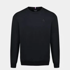 Fashion Le Coq Sportif Ton sur tonSweat col rond Homme Black