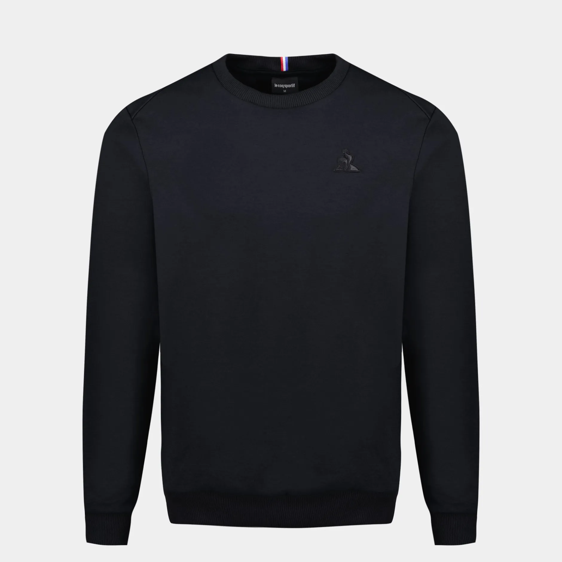 Fashion Le Coq Sportif Ton sur tonSweat col rond Homme Black