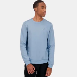 Sale Le Coq Sportif Ton sur tonSweat col rond Homme Fadeddenim