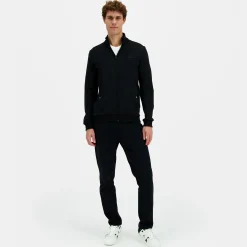 New Le Coq Sportif Ton sur tonSweat zippé Homme Black