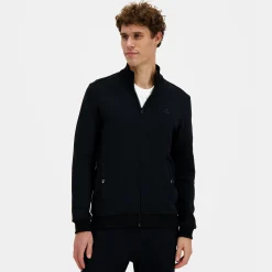 New Le Coq Sportif Ton sur tonSweat zippé Homme Black