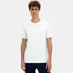 Fashion Le Coq Sportif Ton sur tonT-shirt Homme Newopticalwhite