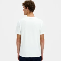 Fashion Le Coq Sportif Ton sur tonT-shirt Homme Newopticalwhite