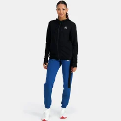 Outlet Le Coq Sportif Training PerformanceSweat zippé à capuche Femme Black