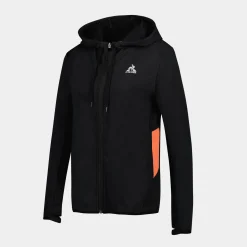Clearance Le Coq Sportif Training PerformanceSweat zippé à capuche Homme Black