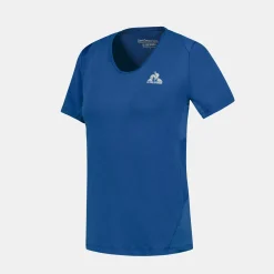 Shop Le Coq Sportif Training PerformanceT-shirt Femme Bleuperf