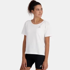 Sale Le Coq Sportif Training PerformanceT-shirt Femme Newopticalwhite