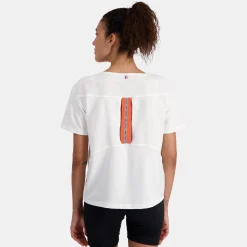 Sale Le Coq Sportif Training PerformanceT-shirt Femme Newopticalwhite