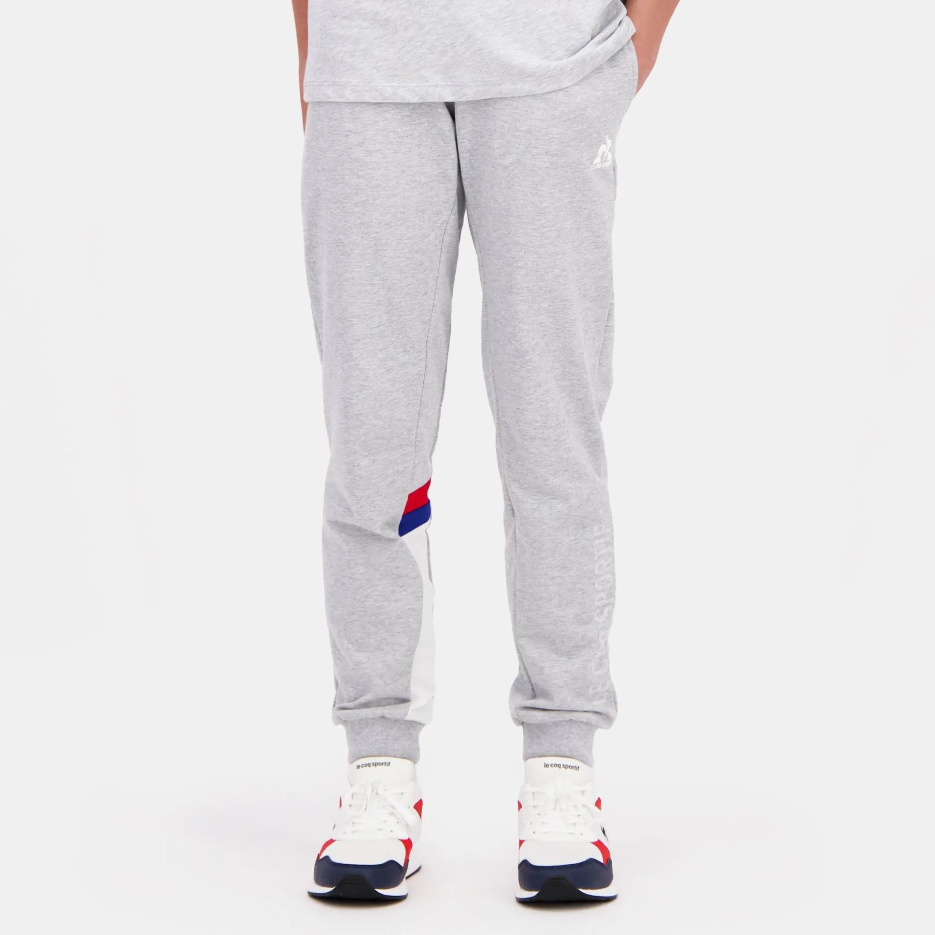 Best Sale Le Coq Sportif TricolorePantalon gris Enfant